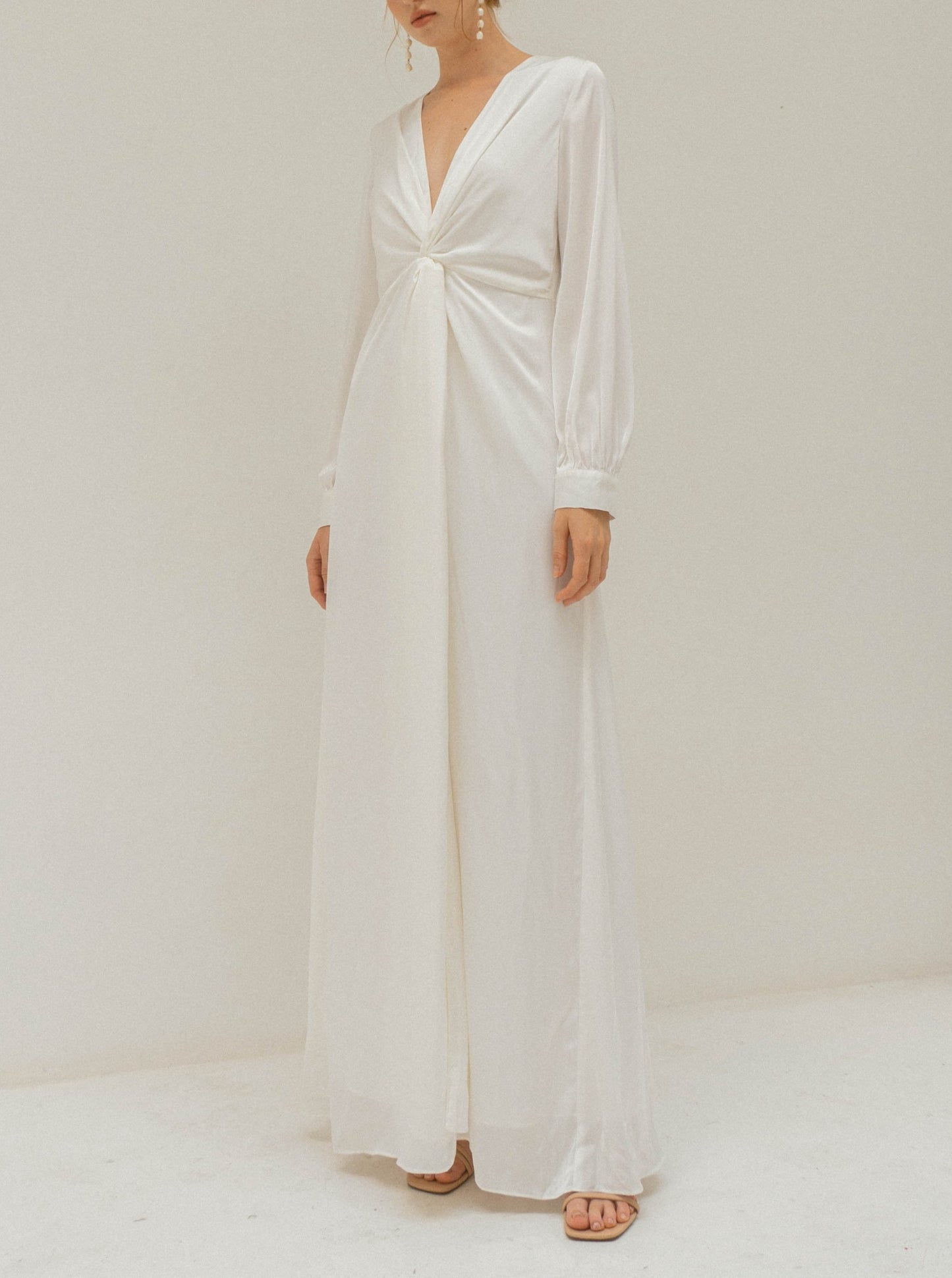 Lea Long Sleeves Floor Length Dress