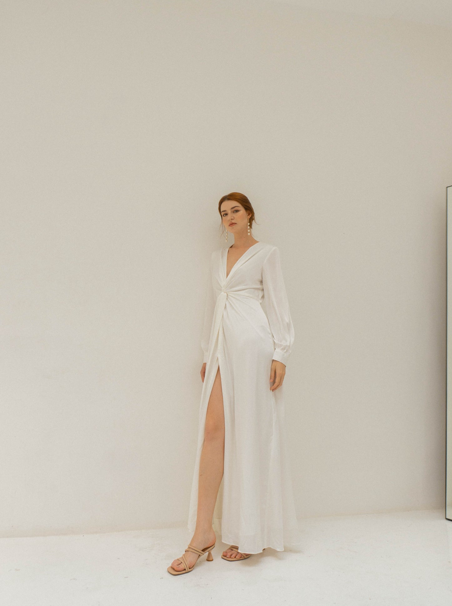 Lea Long Sleeves Floor Length Dress