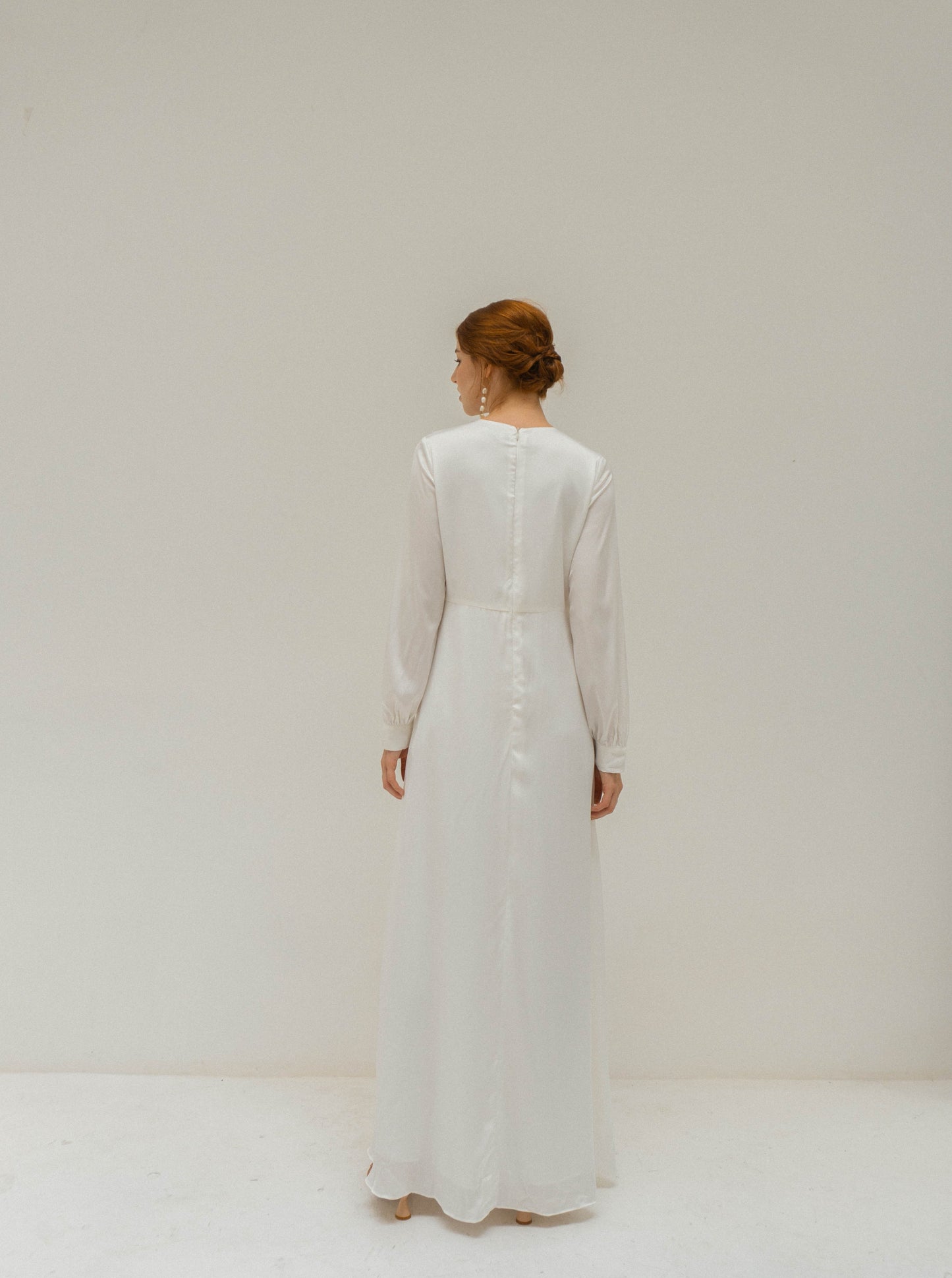 Lea Long Sleeves Floor Length Dress