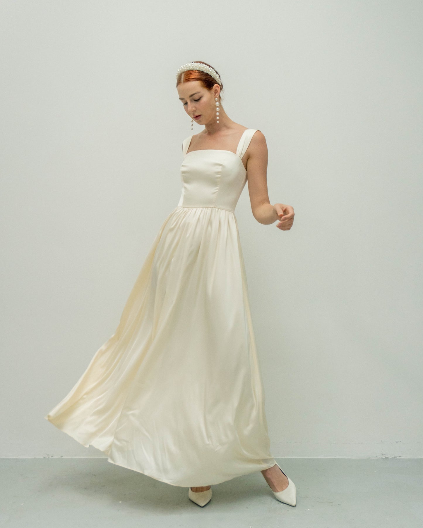 Francis High Neck Floor Length Dress