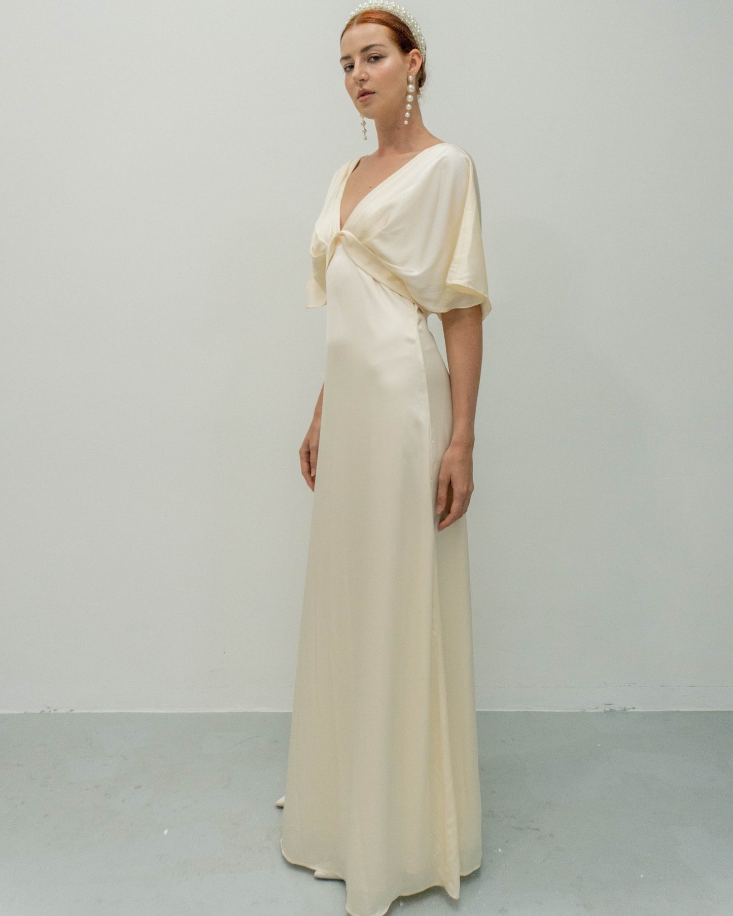 Esther Open Back Floor Length Dress