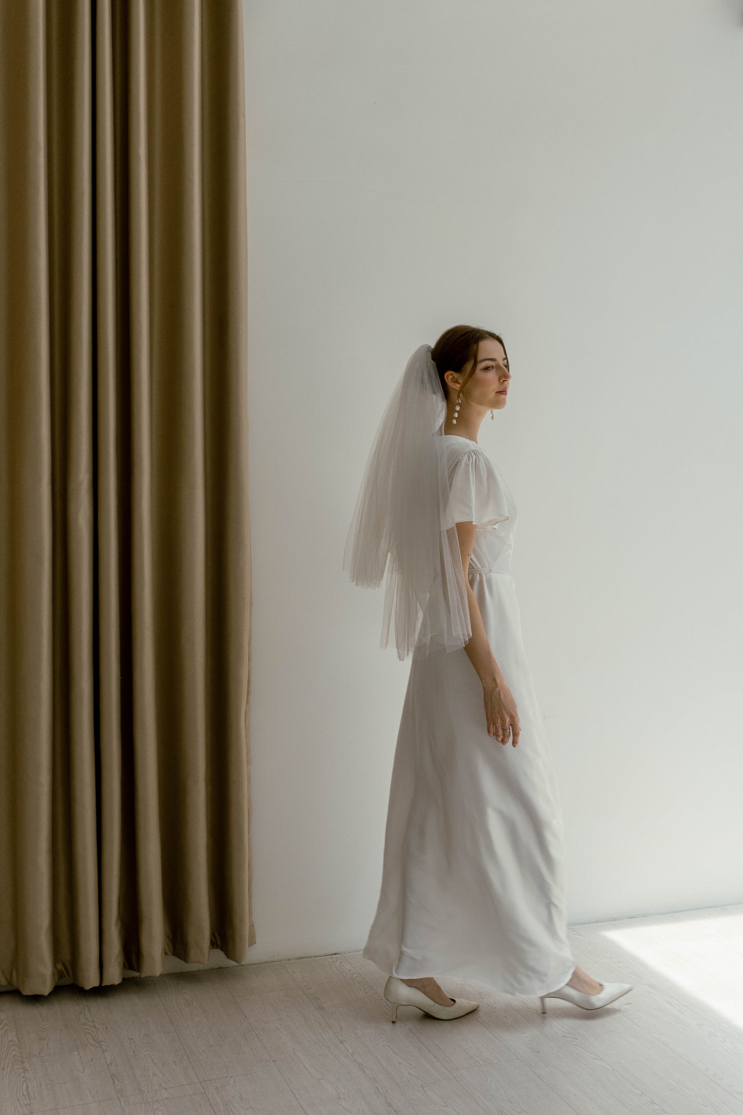 April Floor Length Wrap Dress