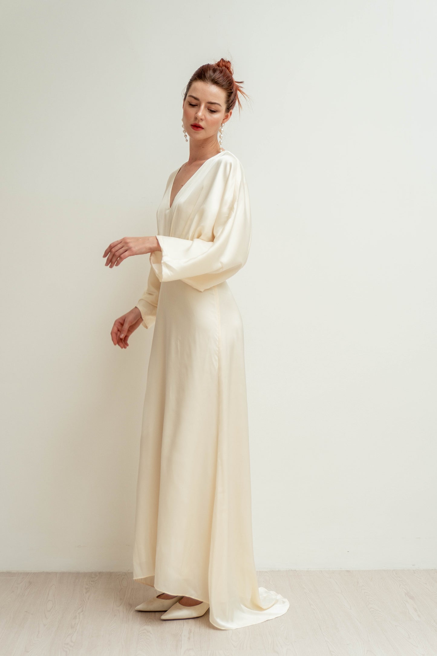 Vivienne Empire Waist Floor Length Dress