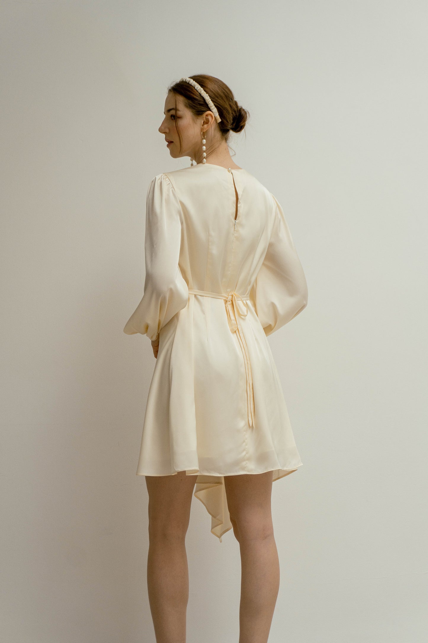 ann mini dresses in ivory The Dolls House Anna Mini Dress in Ivory