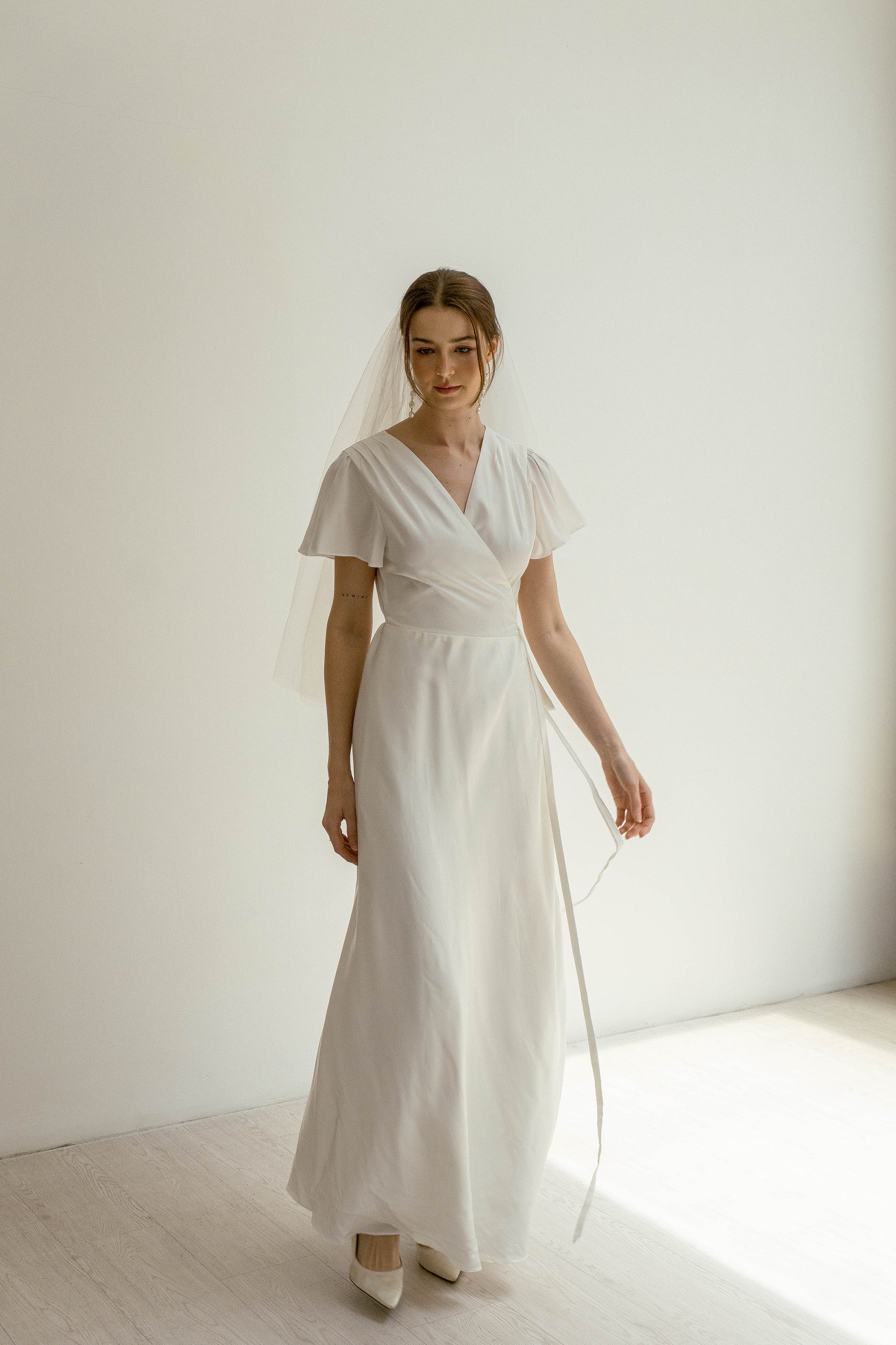 April Floor Length Wrap Dress April Floor Length Wrap Dress